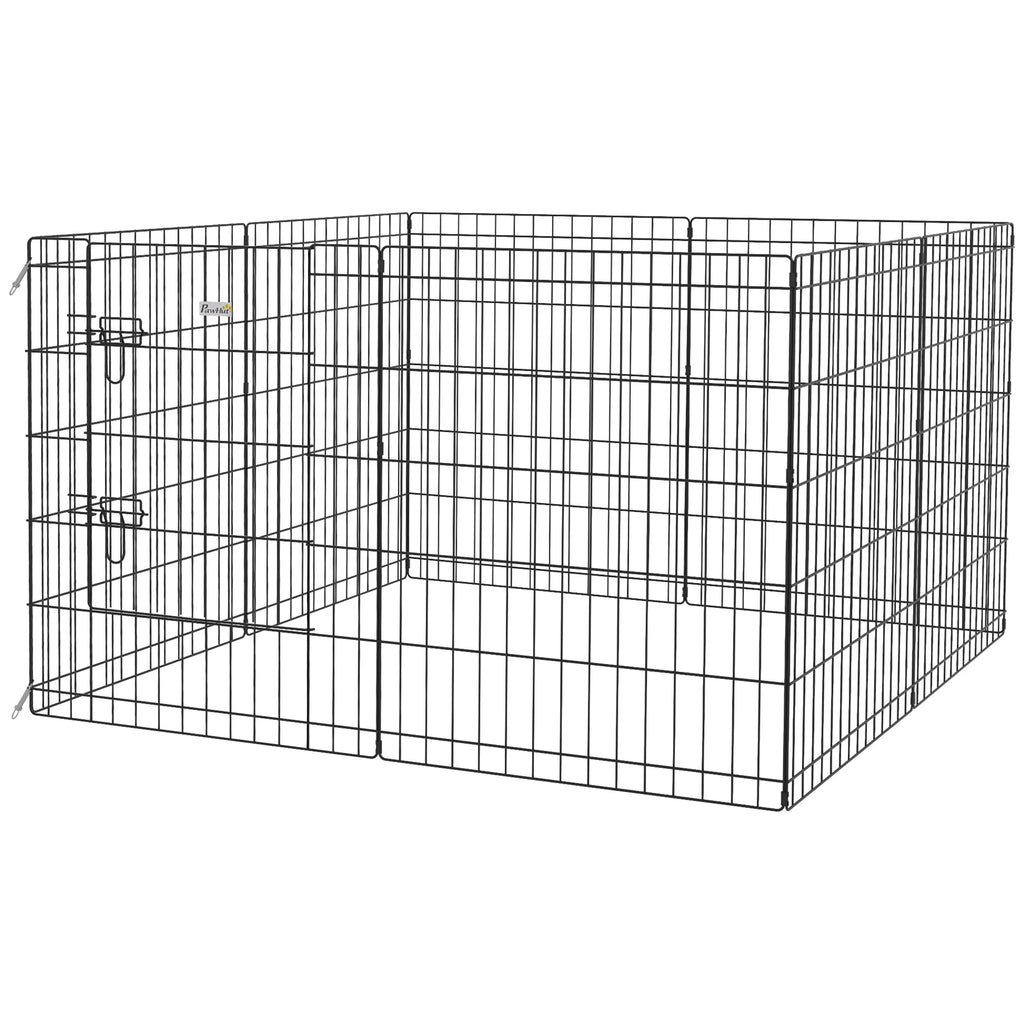 Enclos pliable en métal pour chiot, lapin ou rongeur