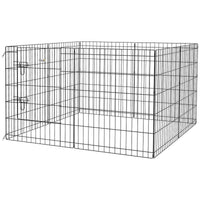Enclos pliable en métal pour chiot, lapin ou rongeur