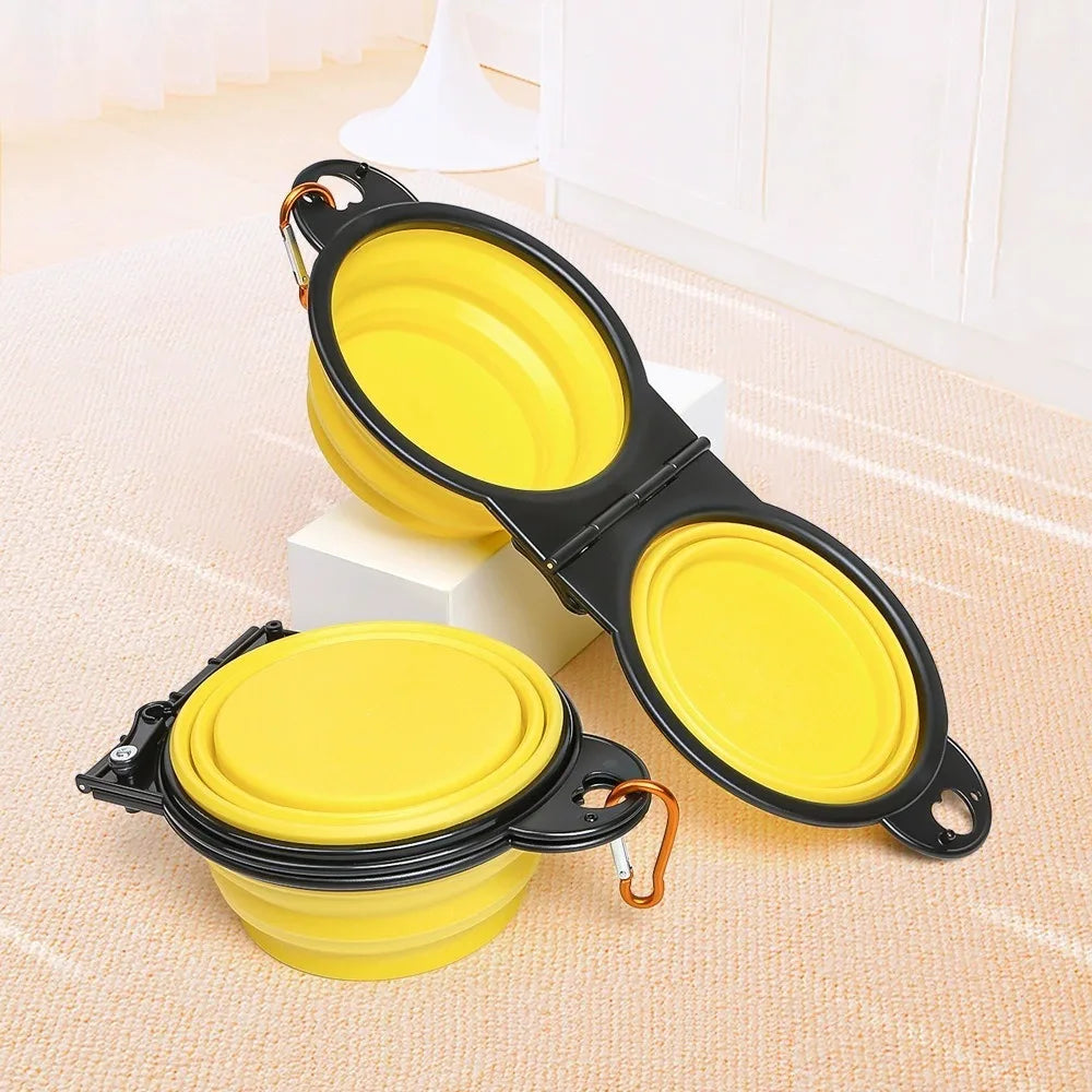 Gamelle double pour chien - Repas et hydratation faciles en toutes circonstances