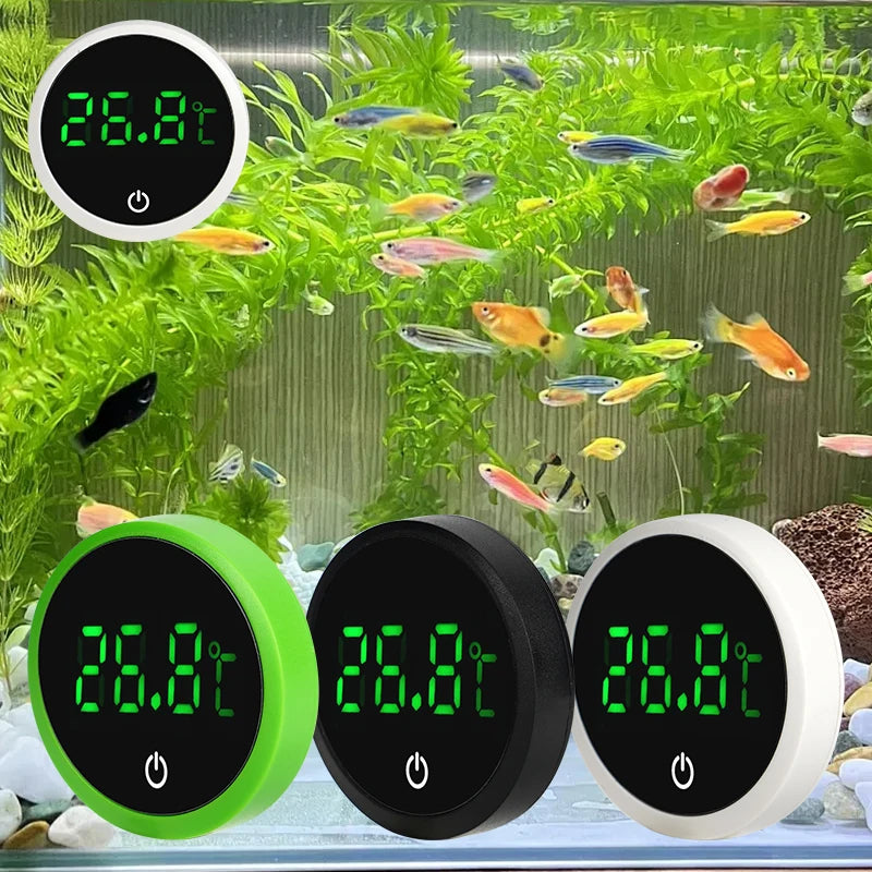 Écran LED du thermomètre digital pour aquarium