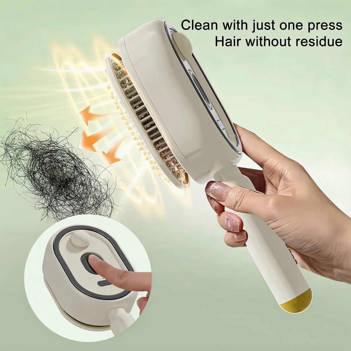 Brosse rétractable pour chien et chat