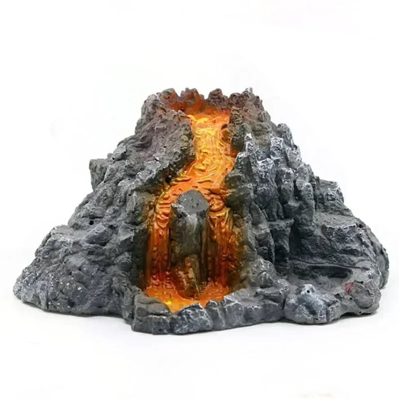 Décor volcan aquarium - dimensions