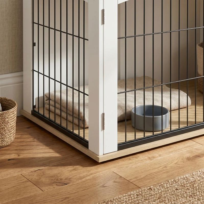 Cage pour chien - double porte ouverte