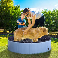 Base anti-dérapante de la piscine pour chien