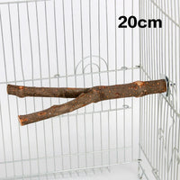 Détail du bois naturel du perchoir pour oiseau