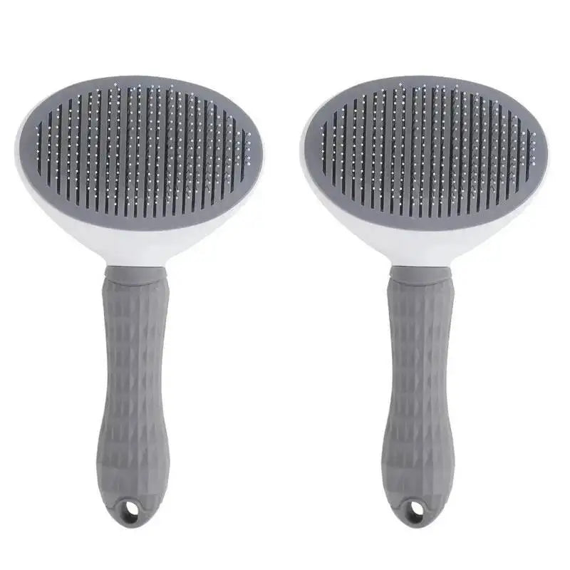 Brosse de toilettage auto-nettoyant pour chien et chat - Élimine les poils morts en douceur