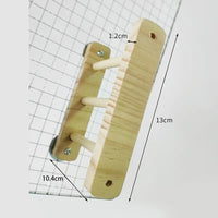 Jouet pliable en bois - détail du bois naturel