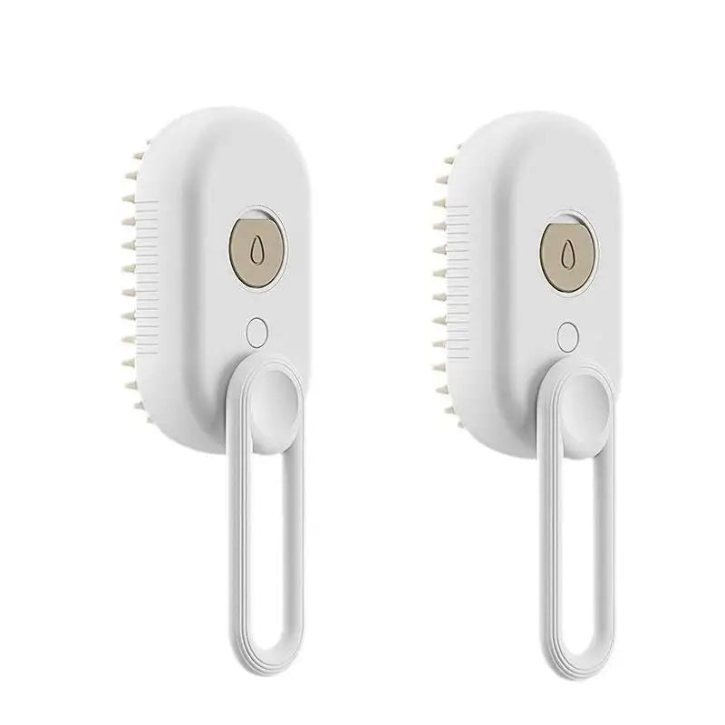 Brosse de toilettage à vapeur pour chien et chat - Élimine les poils morts en douceur