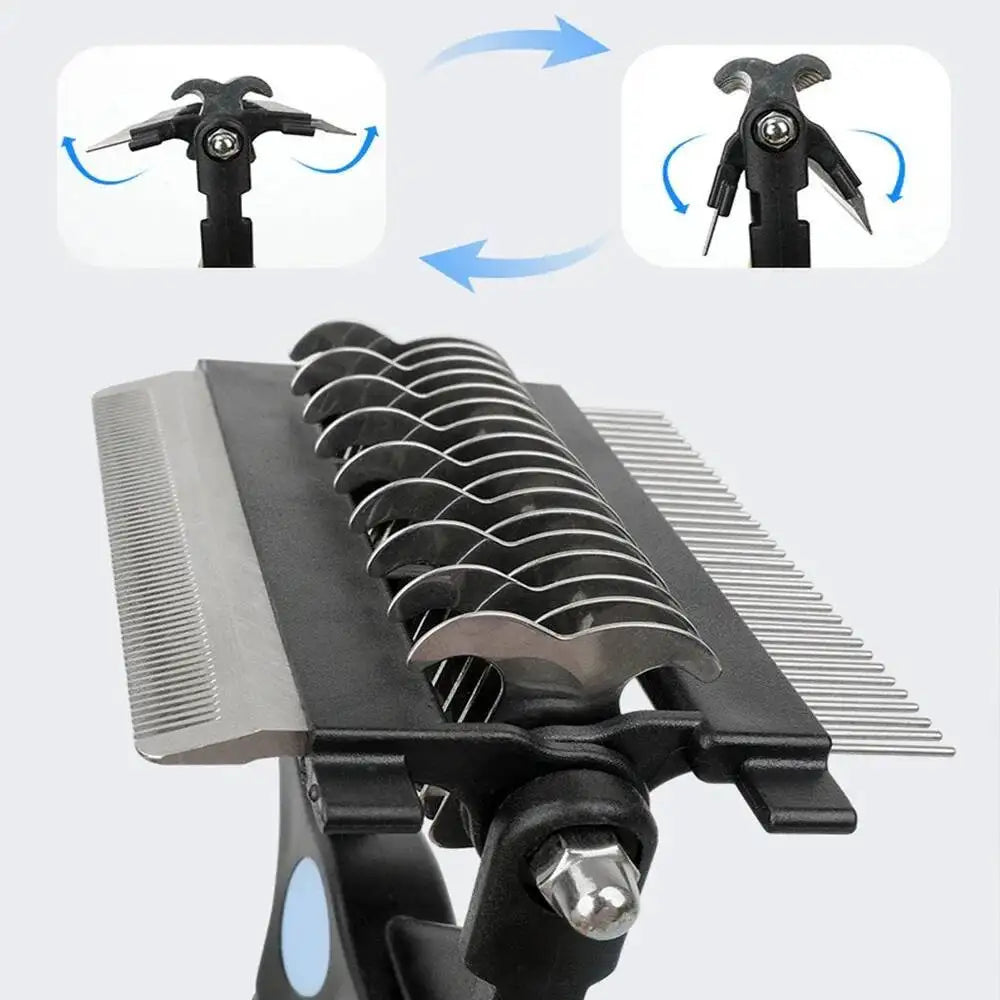 Brosse de toilettage pour chien et chat – détail du manche