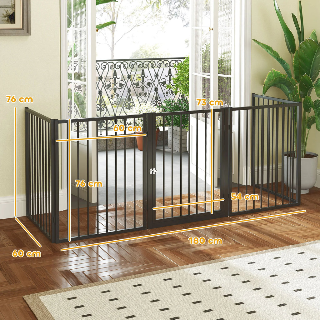 Parc pliable pour chien - détail des fixations