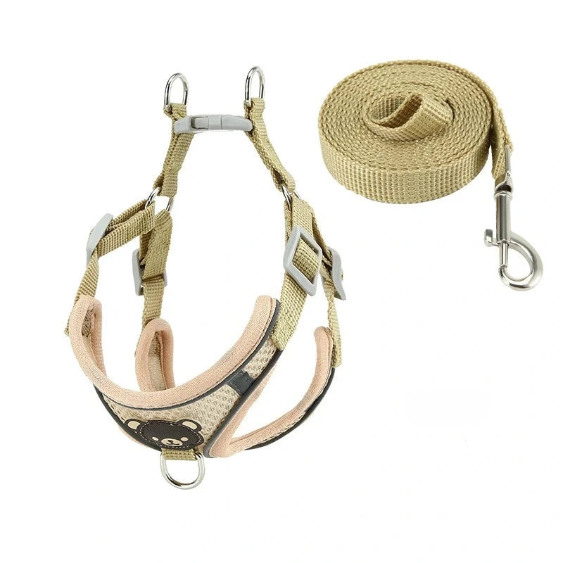 Harnais coloris beige
