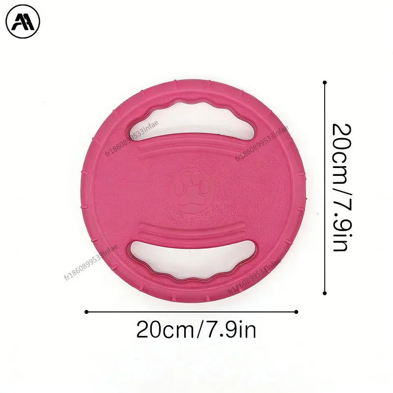 Frisbee indestructible pour chien - vue de dessus
