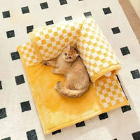 Couchage pour chien et chat – détail de la housse