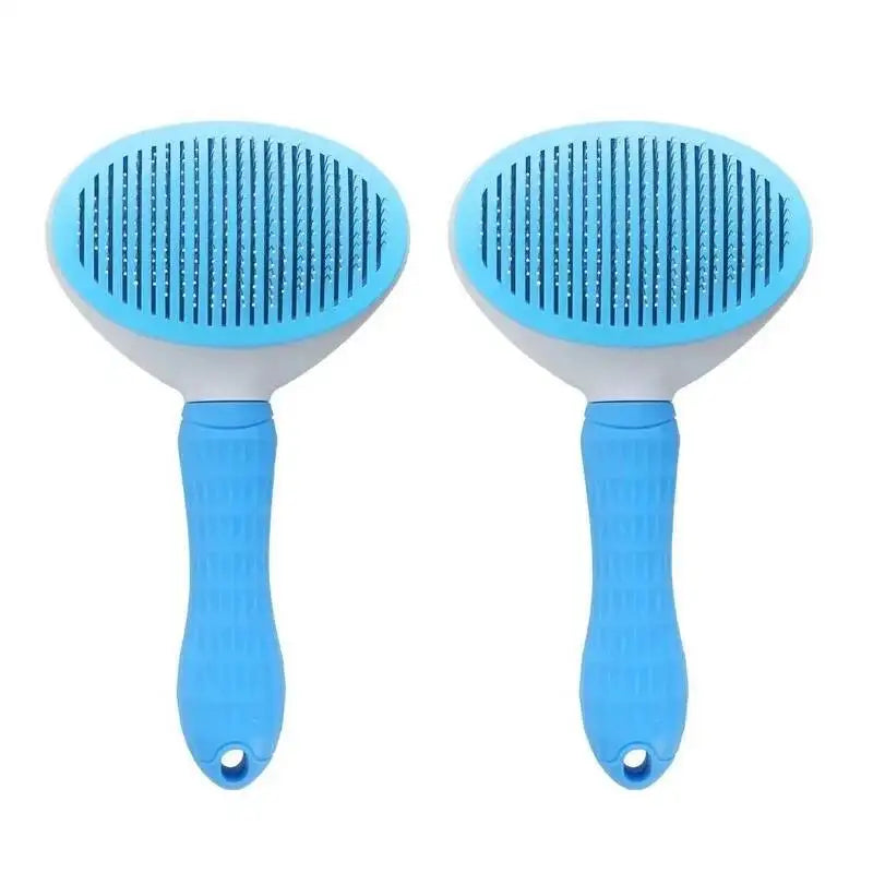 Brosse de toilettage auto-nettoyant pour chien et chat - Élimine les poils morts en douceur