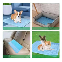 Couchage en maille respirante pour chien et chat en situation, vue 2