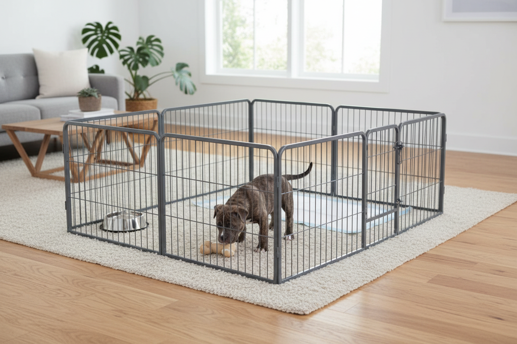 American Bully en intérieur