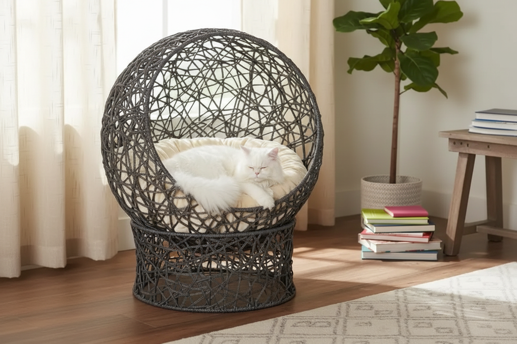 Chat persan blanc