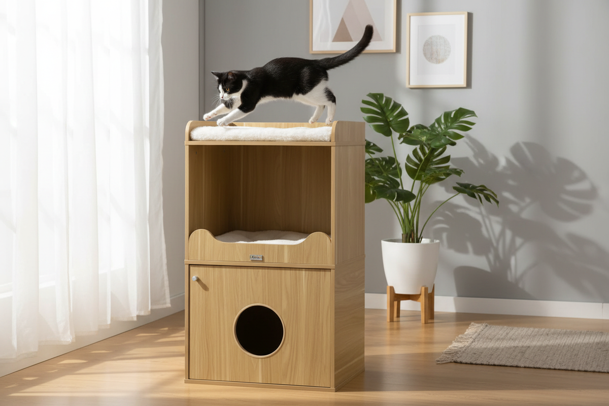 Chat qui saute