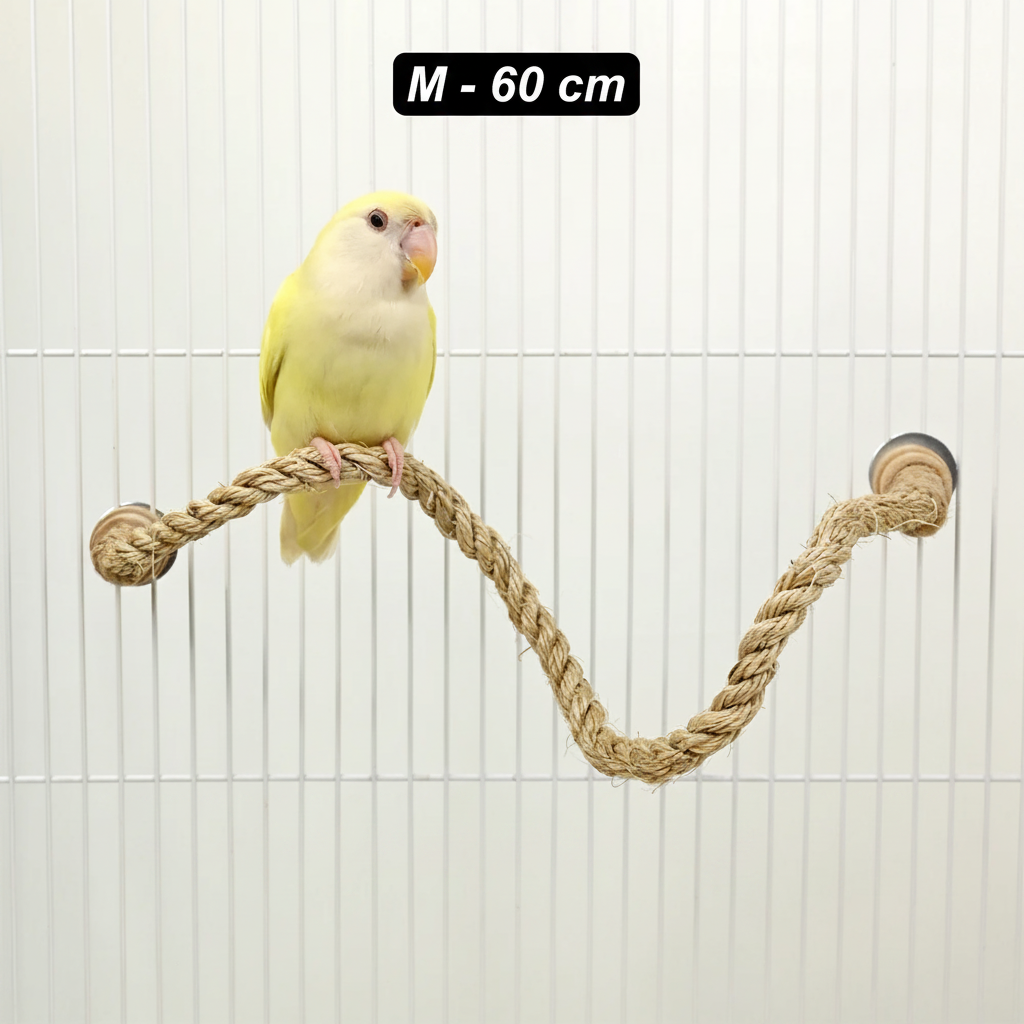 Corde à grimper pour oiseau - taille M 60 cm