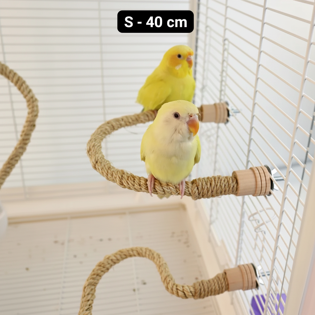 Corde à grimper pour oiseau - taille S 40 cm
