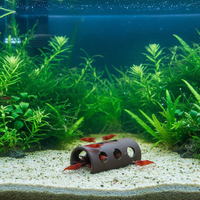 Abri en céramique pour aquarium - Cachette poissons et crevettes