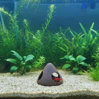 Abri en céramique pour aquarium, forme 5