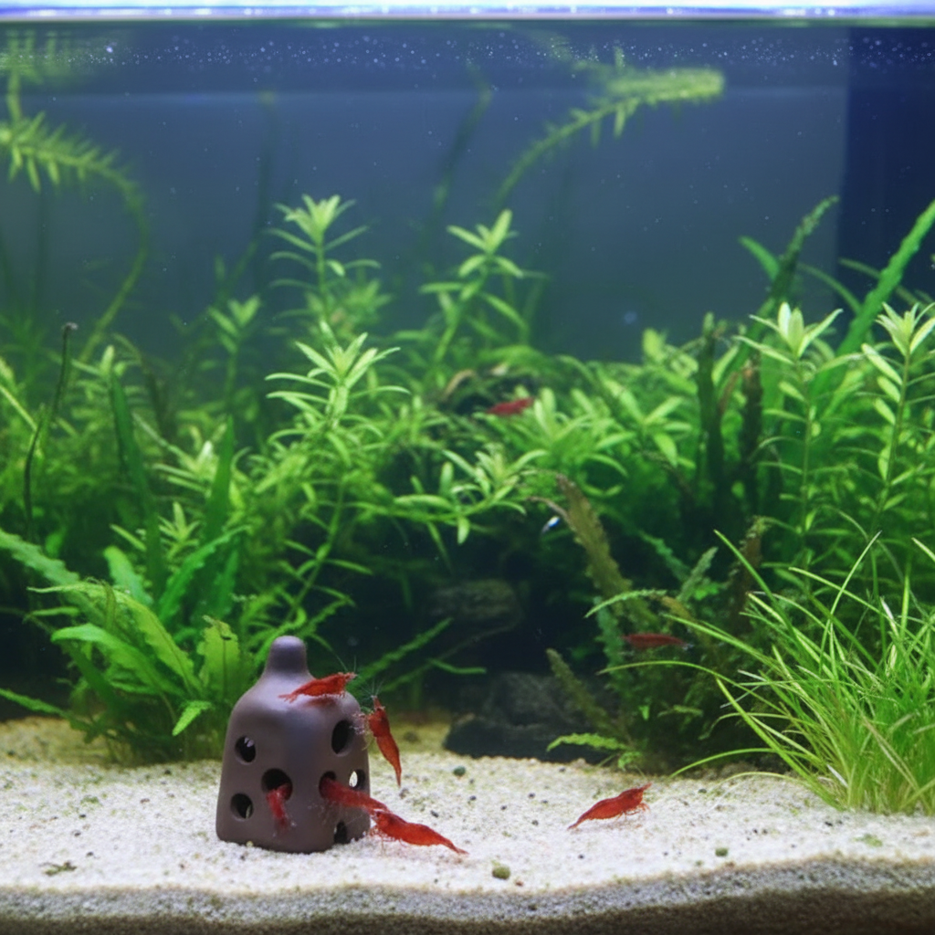 Abri céramique pour aquarium, forme 1