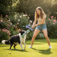 Corde à mâcher pour chien coloris vert