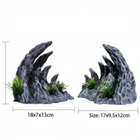 Petit décor canyon en résine pour aquarium