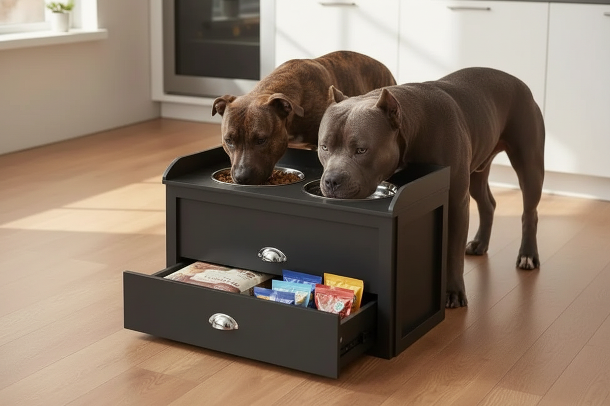 Staffy et Bully ensemble