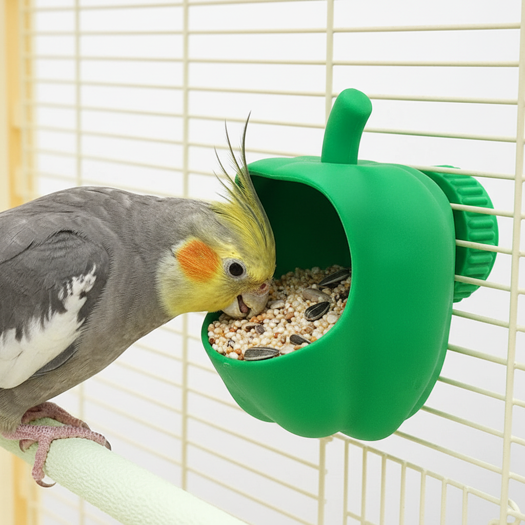 Mangeoire piment pour oiseau - coloris disponible 2