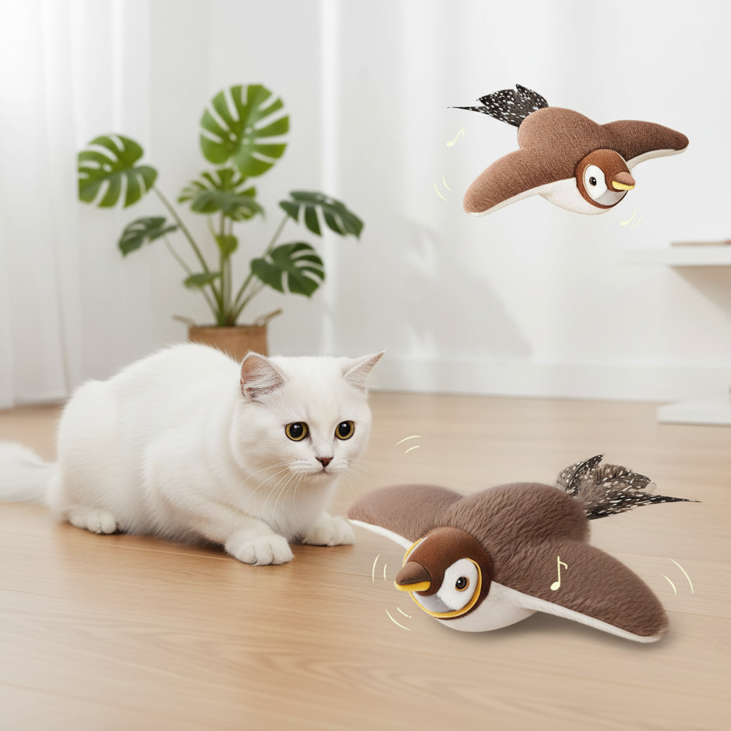 Jouet interactif rechargeable USB pour chat, vue 5