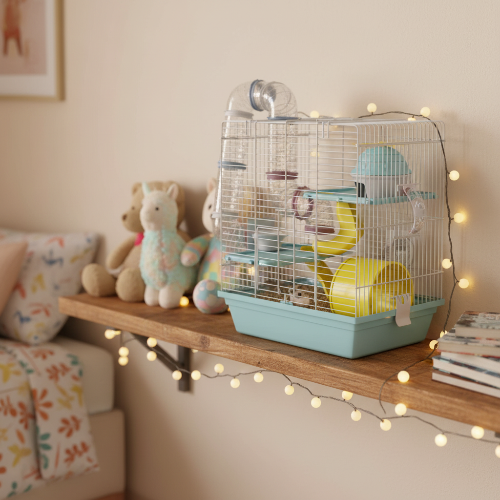 Dimensions indicatives de la cage pour hamster