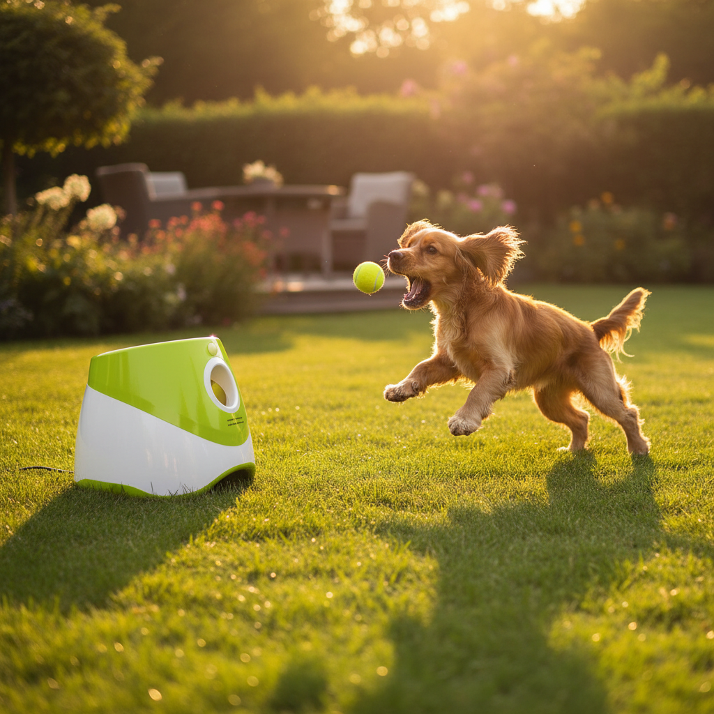 Lance-balles automatique pour petit chien