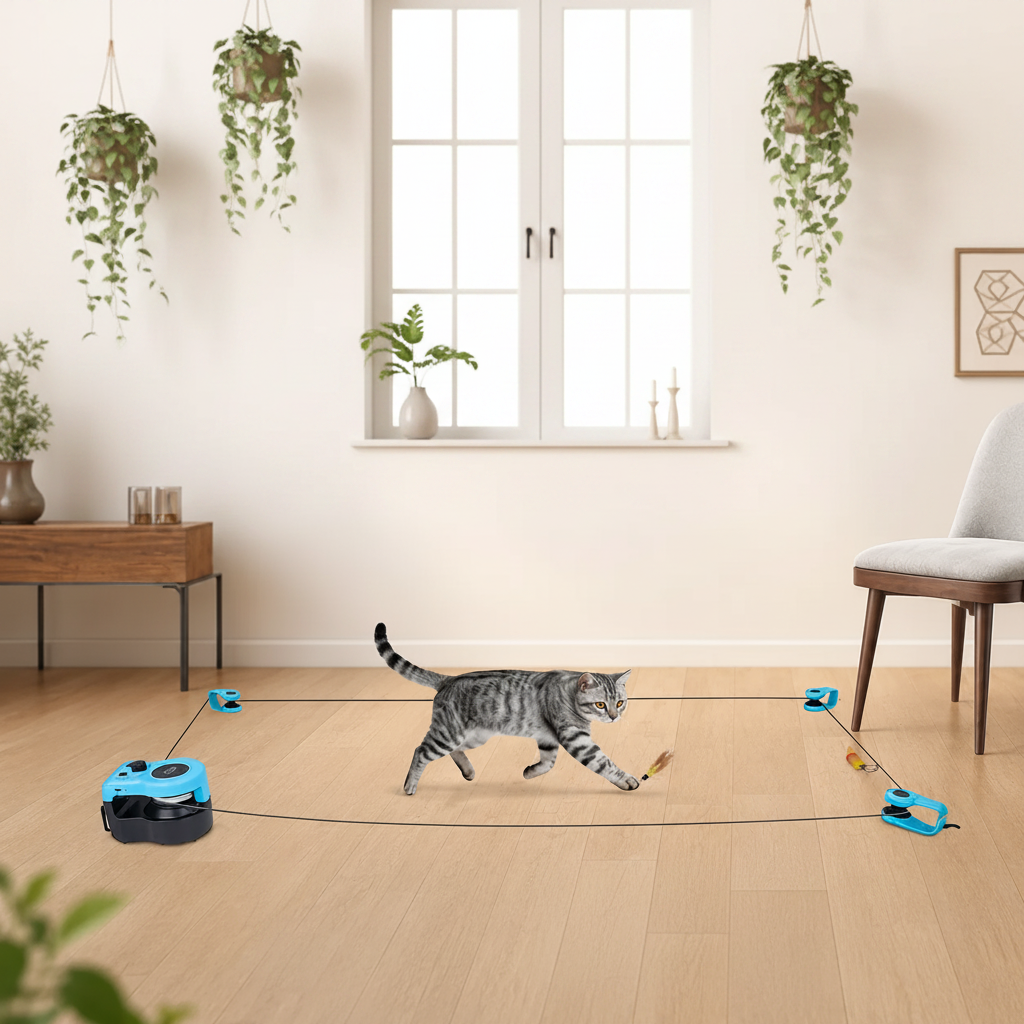 Tapis roulant pour chat, réglage de vitesse