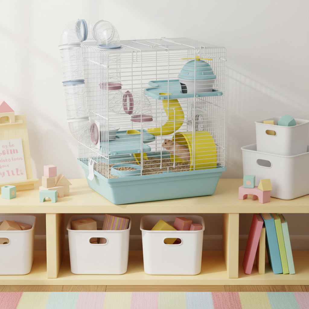 Hutte de la cage pour hamster
