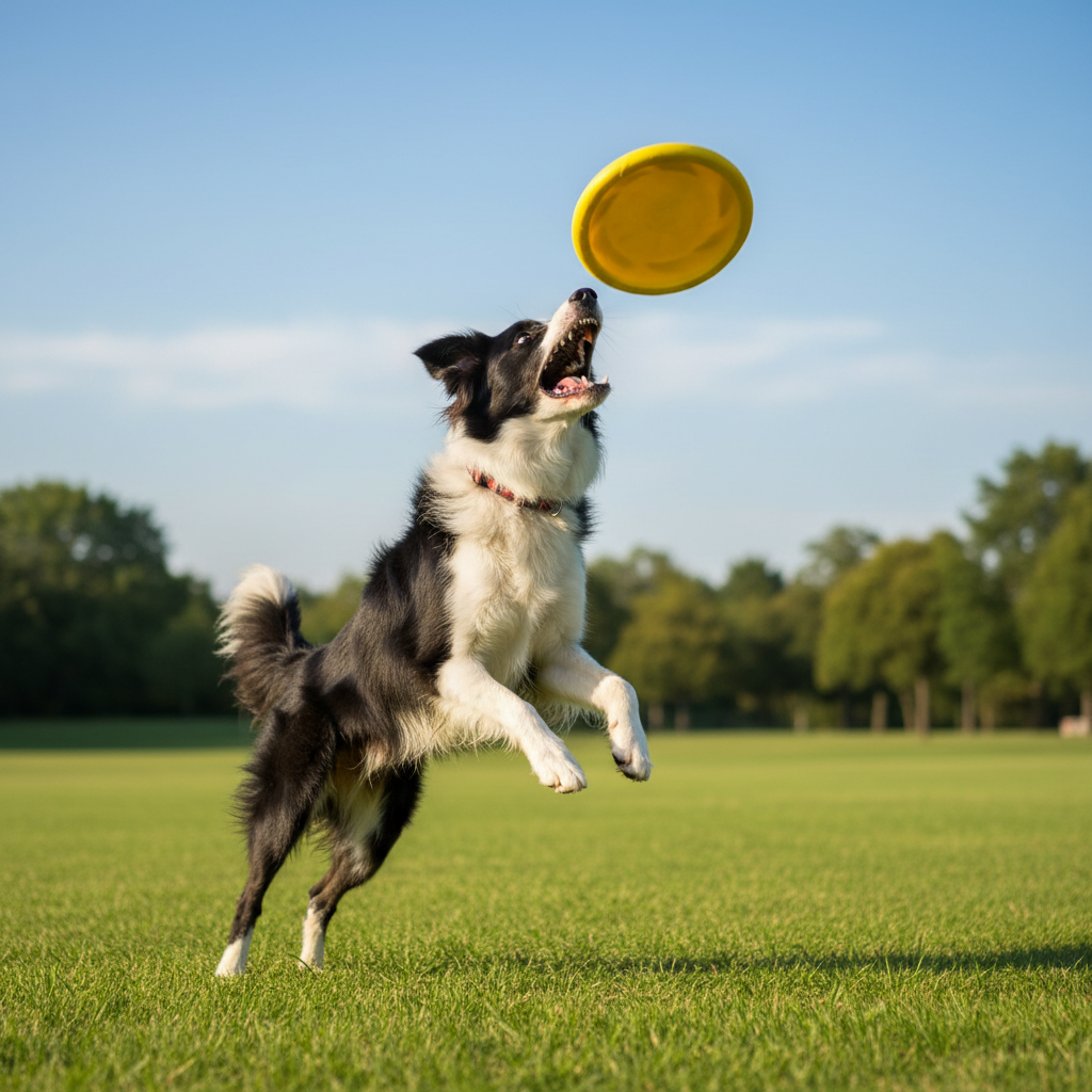 Frisbee pour chien coloris jaune